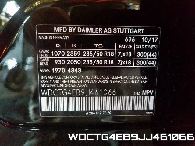 WDCTG4EB9JJ461066 фото 2