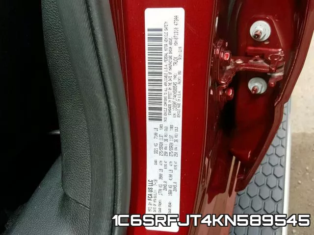 1C6SRFJT4KN589545 фото 2