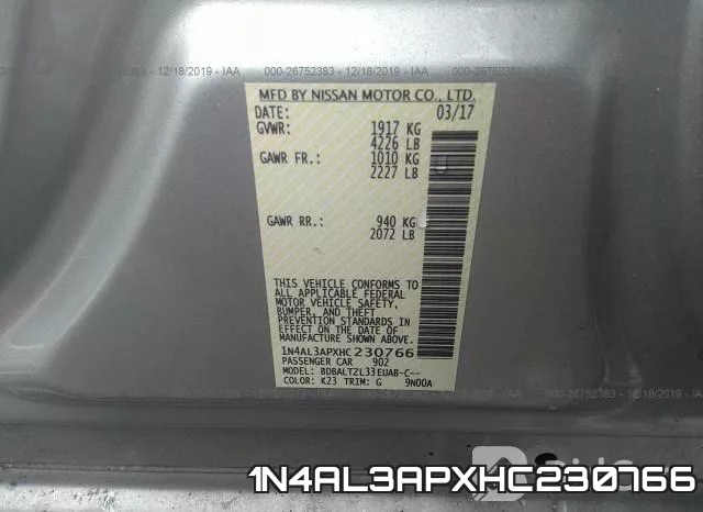 1N4AL3APXHC230766 фото 9