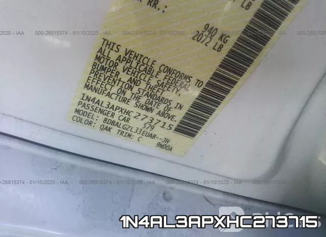 1N4AL3APXHC273715 фото 10