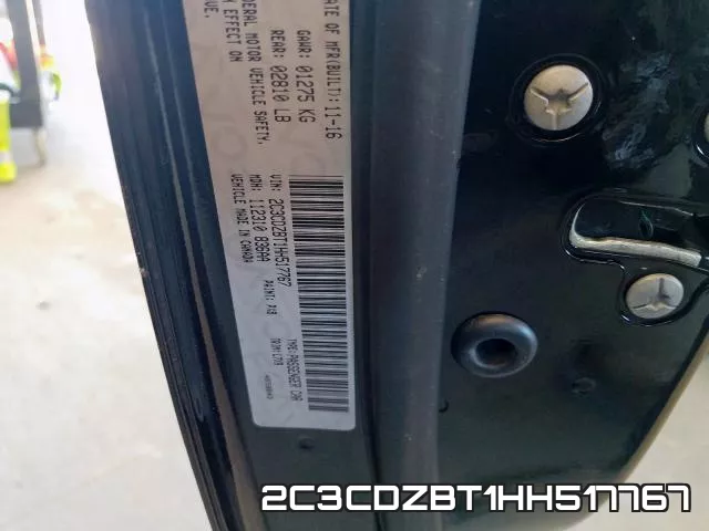 2C3CDZBT1HH517767 фото 2
