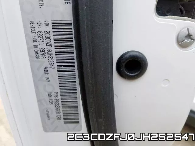 2C3CDZFJ0JH252547 фото 2