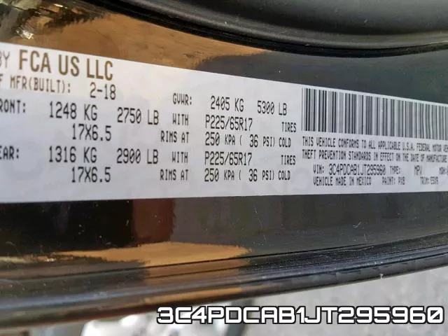 3C4PDCAB1JT295960 фото 2