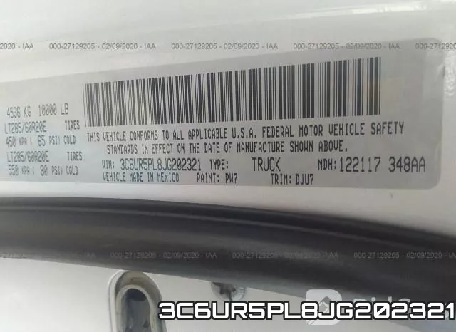 3C6UR5PL8JG202321 фото 10