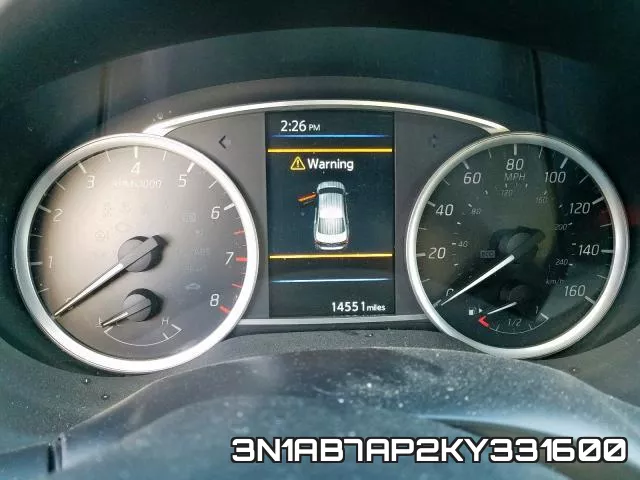 3N1AB7AP2KY331600 фото 7