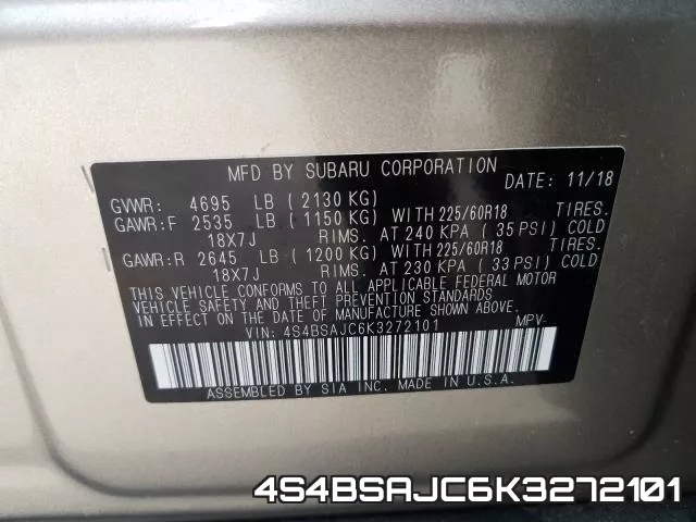 4S4BSAJC6K3272101 фото 2