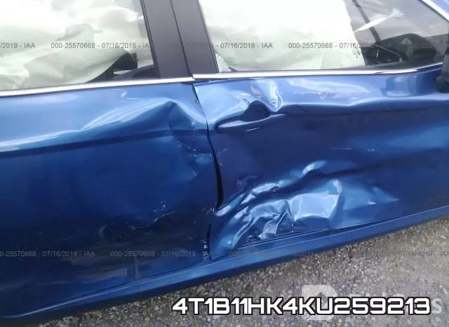 4T1B11HK4KU259213 фото 5