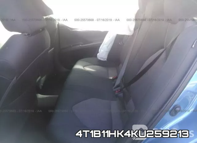 4T1B11HK4KU259213 фото 6
