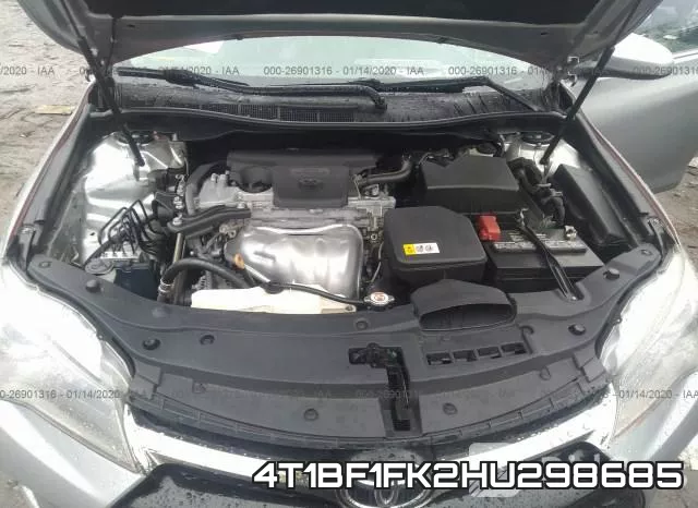4T1BF1FK2HU298685 фото 2