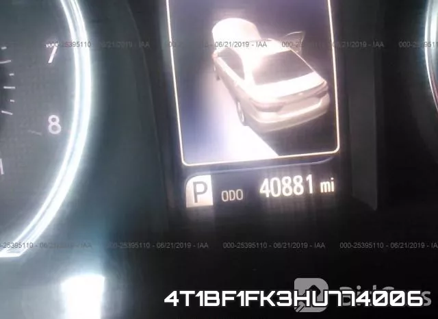 4T1BF1FK3HU774006 фото 6