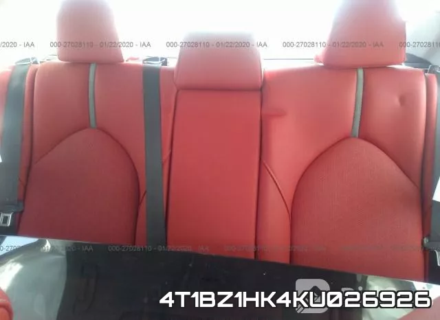 4T1BZ1HK4KU026926 фото 8