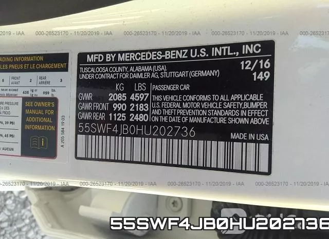 55SWF4JB0HU202736 фото 7