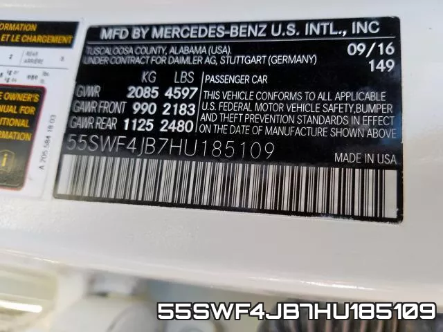 55SWF4JB7HU185109 фото 2