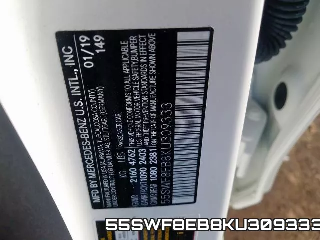 55SWF8EB8KU309333 фото 2