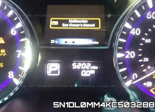 5N1DL0MM4KC503288 фото 8