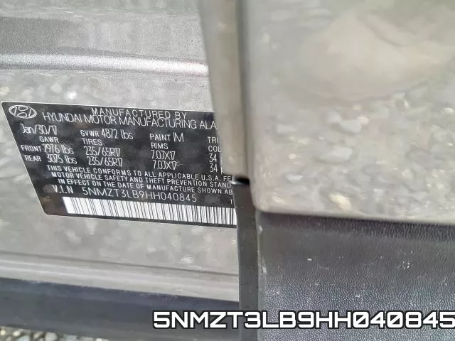 5NMZT3LB9HH040845 фото 2