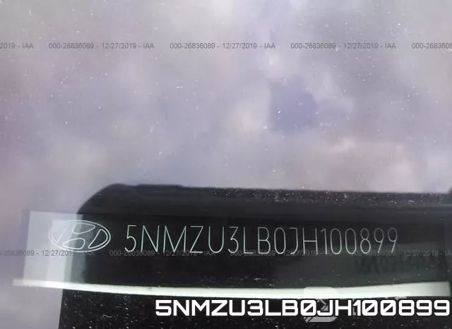 5NMZU3LB0JH100899 фото 9