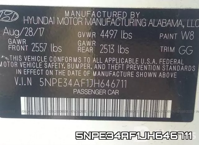 5NPE34AF1JH646711 фото 10