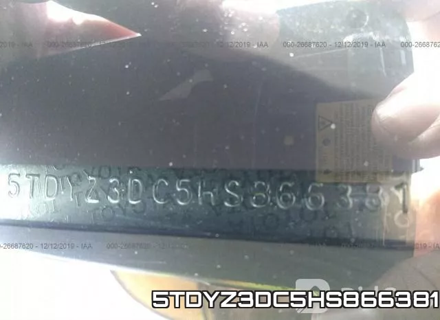 5TDYZ3DC5HS866381 фото 8