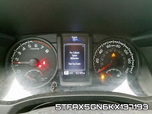 5TFAX5GN6KX137193 фото 9