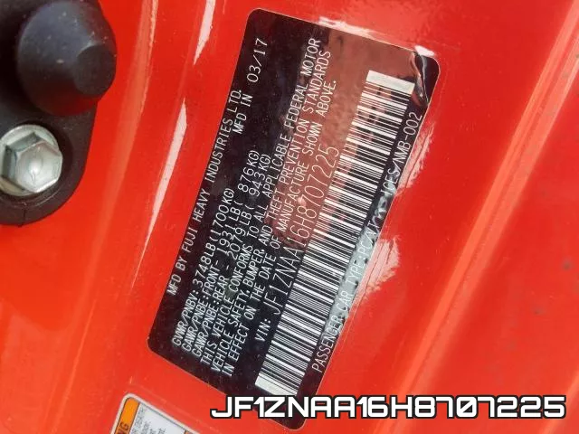 JF1ZNAA16H8707225 фото 2