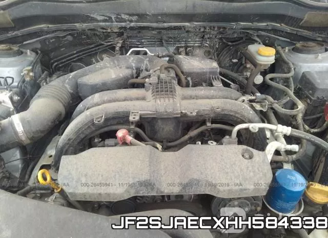 JF2SJAECXHH584338 фото 2