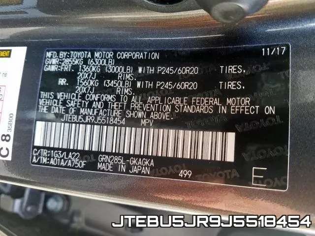 JTEBU5JR9J5518454 фото 2