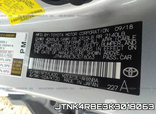JTNK4RBE3K3018063 фото 7
