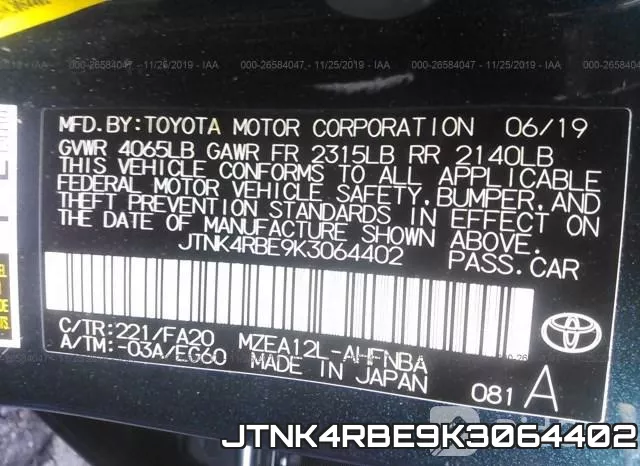 JTNK4RBE9K3064402 фото 10