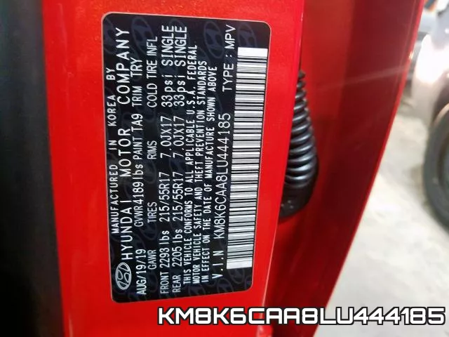 KM8K6CAA8LU444185 фото 2