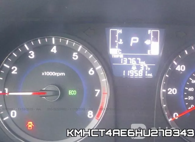 KMHCT4AE6HU278343 фото 6