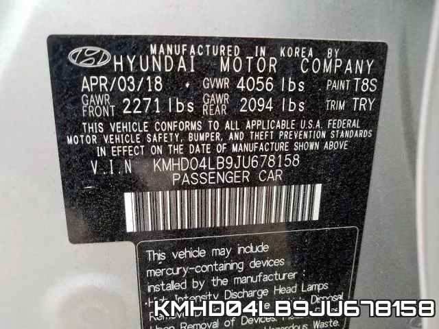 KMHD04LB9JU678158 фото 2