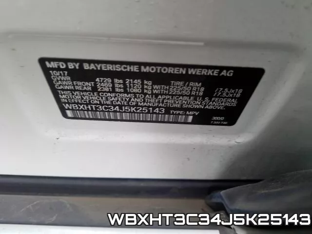 WBXHT3C34J5K25143 фото 2