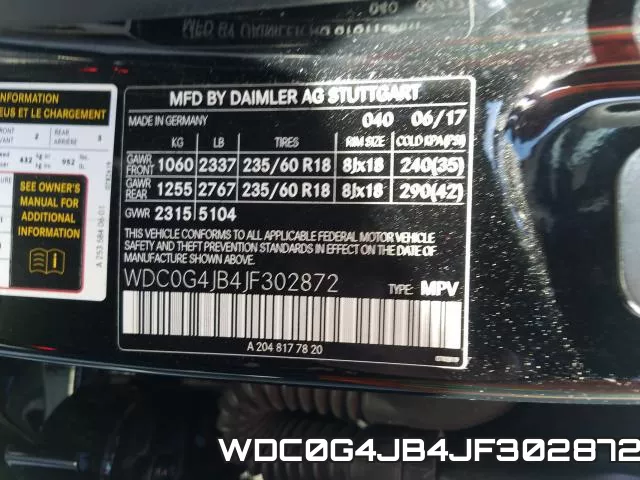 WDC0G4JB4JF302872 фото 2