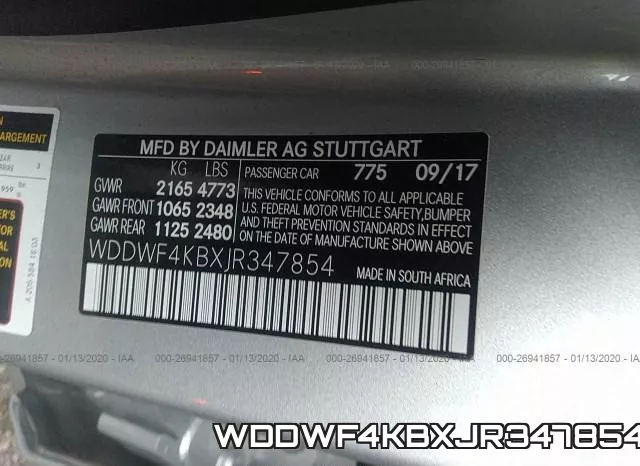 WDDWF4KBXJR347854 фото 9