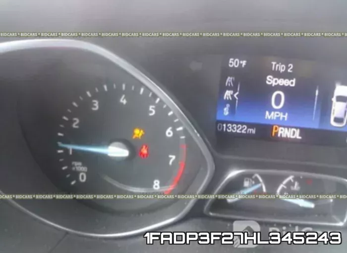 1FADP3F27HL345243 фото 8