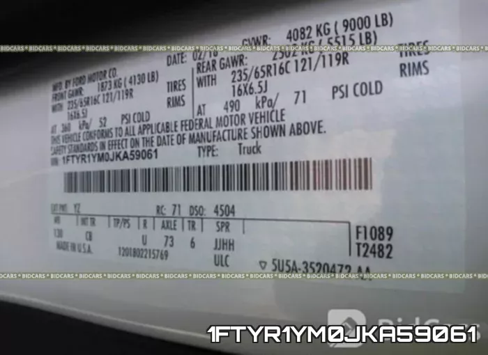 1FTYR1YM0JKA59061 фото 10