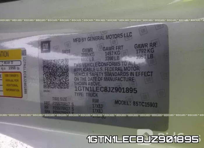 1GTN1LEC8JZ901895 фото 10