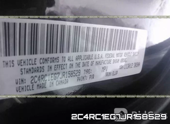 2C4RC1EG7JR158529 фото 10