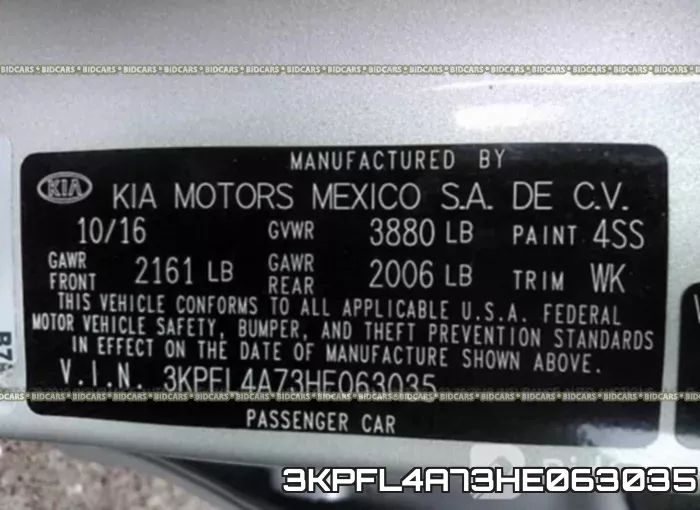 3KPFL4A73HE063035 фото 10