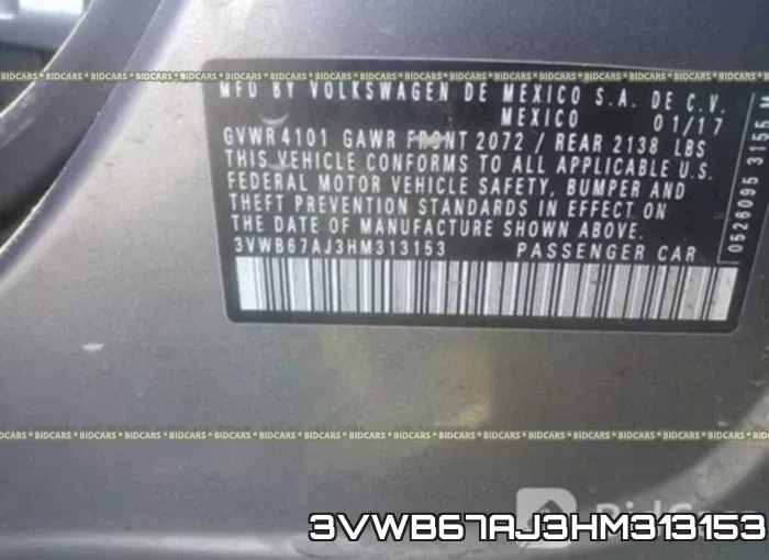 3VWB67AJ3HM313153 фото 10