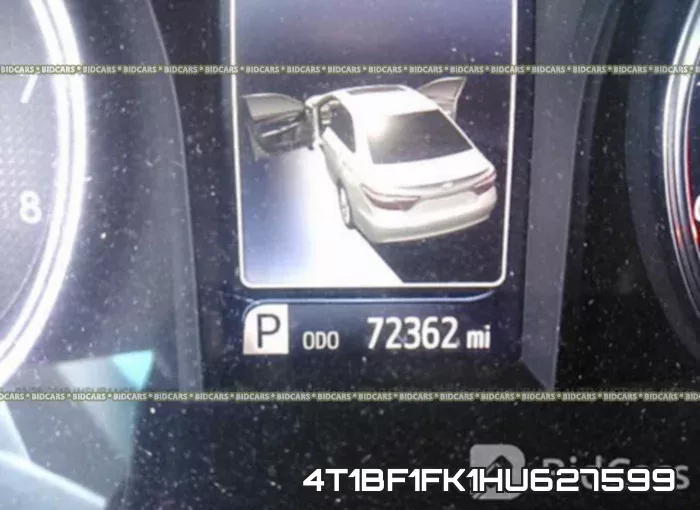 4T1BF1FK1HU627599 фото 8