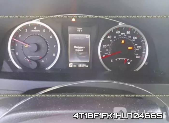 4T1BF1FK1HU704665 фото 8