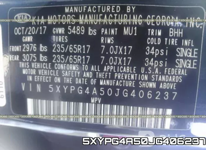 5XYPG4A50JG406237 фото 10