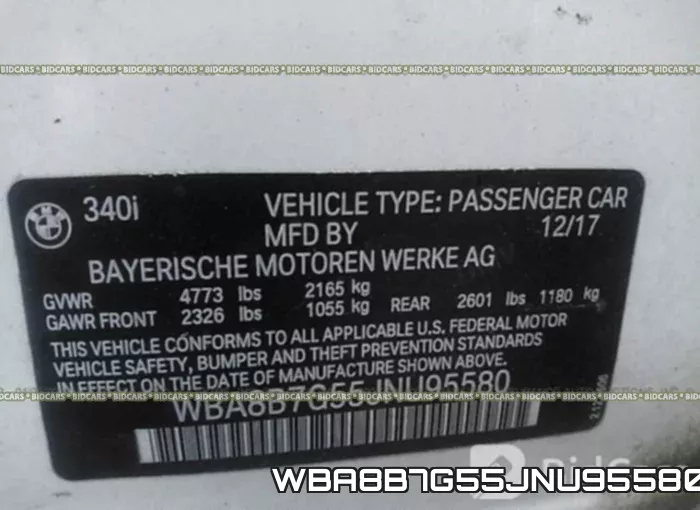 WBA8B7G55JNU95580 фото 10
