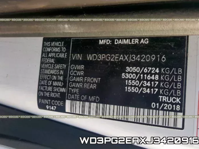 WD3PG2EAXJ3420916 фото 2