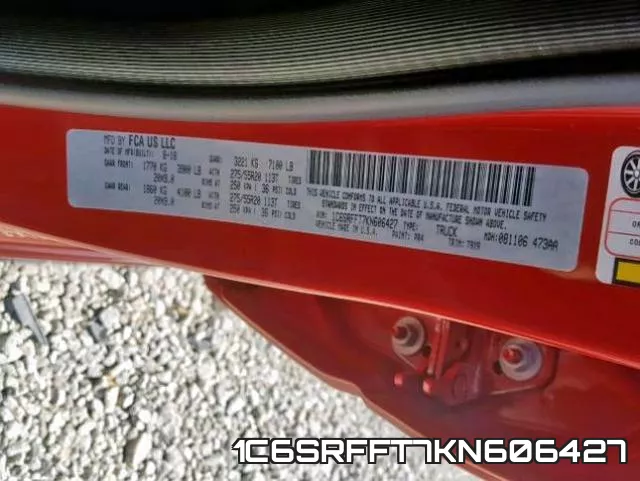 1C6SRFFT7KN606427 фото 2