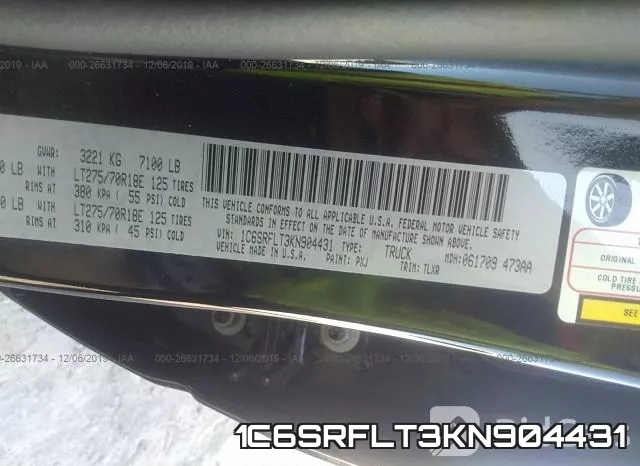 1C6SRFLT3KN904431 фото 10
