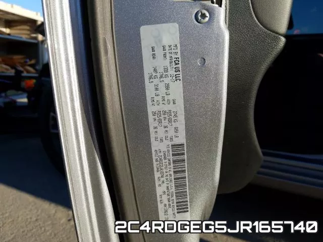 2C4RDGEG5JR165740 фото 2