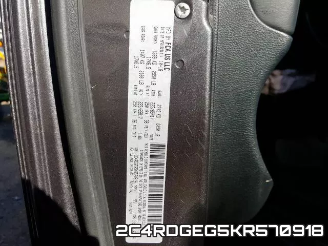 2C4RDGEG5KR570918 фото 2